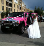 Wedding limo Perth Pink Hummer Limousine Hire Perth By Showtimelimos8